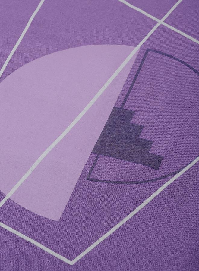 Dillinger Women Purple Oversized Graphic Printed T-Shirt - Image 2