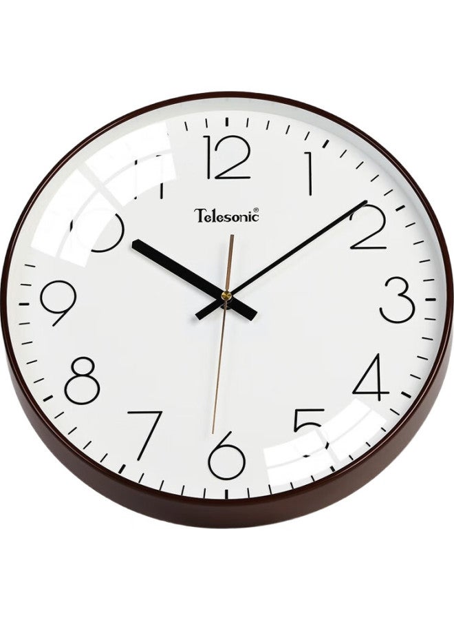 Telesonic Wall Clock, Living Room Bedroom Quartz Clock, Modern Minimalist Creative Clock, No Drilling Required, Personalized 3D Clock, Wall-Mounted Clock, 30Cm - Image 3