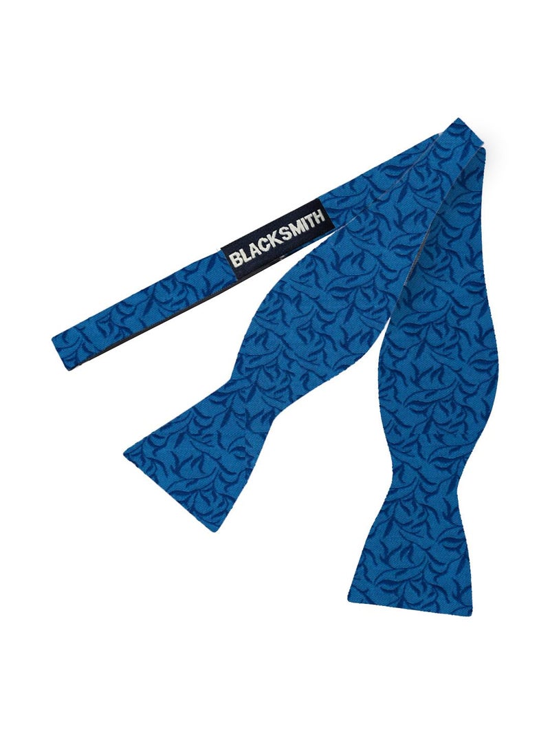 Blacksmith Black Self Tie Bowtie for Men - Image 1