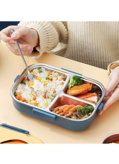 Wooden Twist Stainless Steel Yellow Tiffin Box Lunch Box Kids Adults  - Image 2