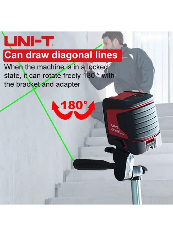 UNI-T Green Beam Self-Leveling Laser Level with Magnetic Bracket and Tripod - Image 3