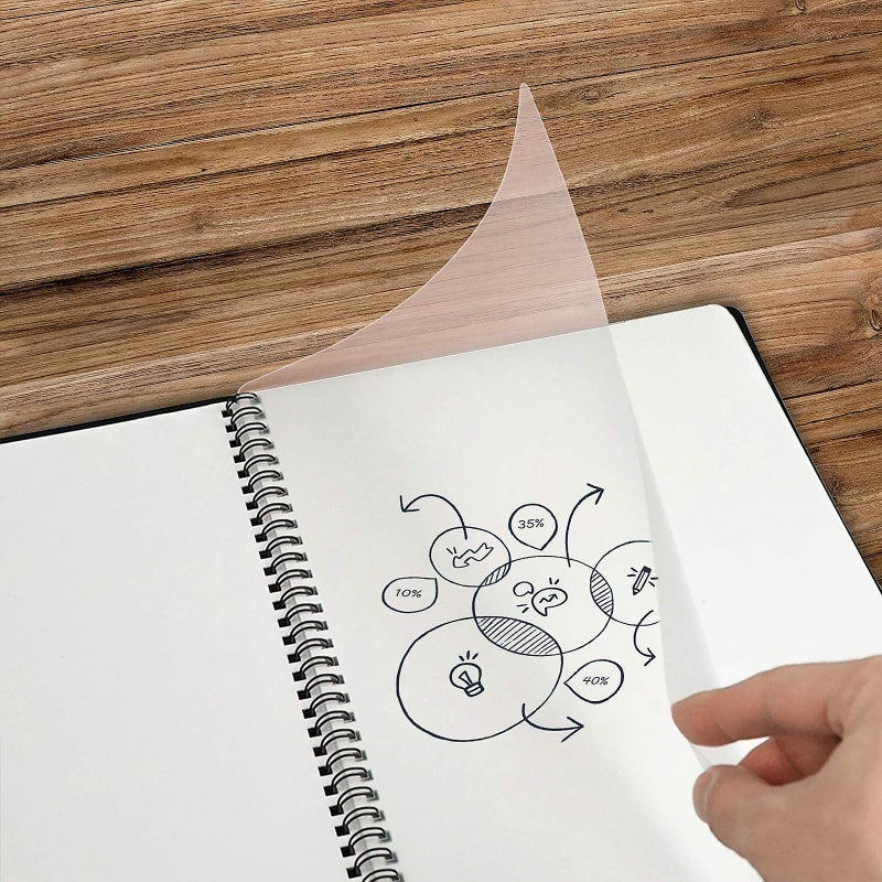 NEWYES Whiteboard Notebook Erasable Meeting Notebook Dry Erase White Board for Meeting, Business, Office, Home (A6) - Image 4