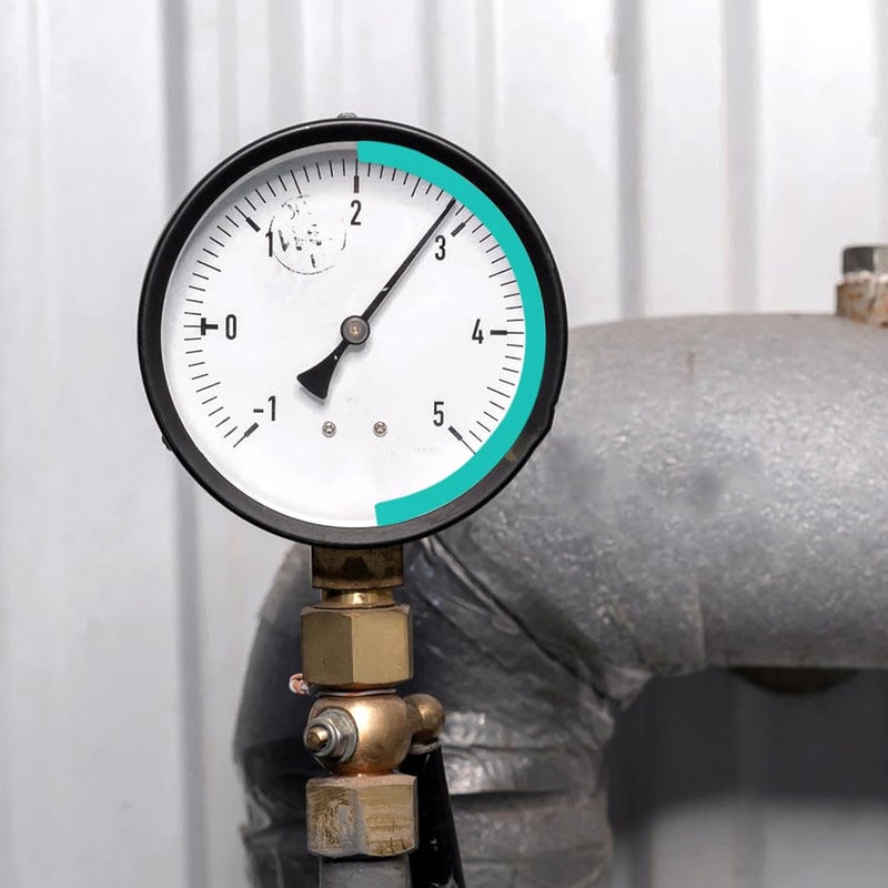 ملصقات مقياس الضغط ملصقات قوية لاصقة شارة إشارة 1 بوصة مستديرة - Image 4