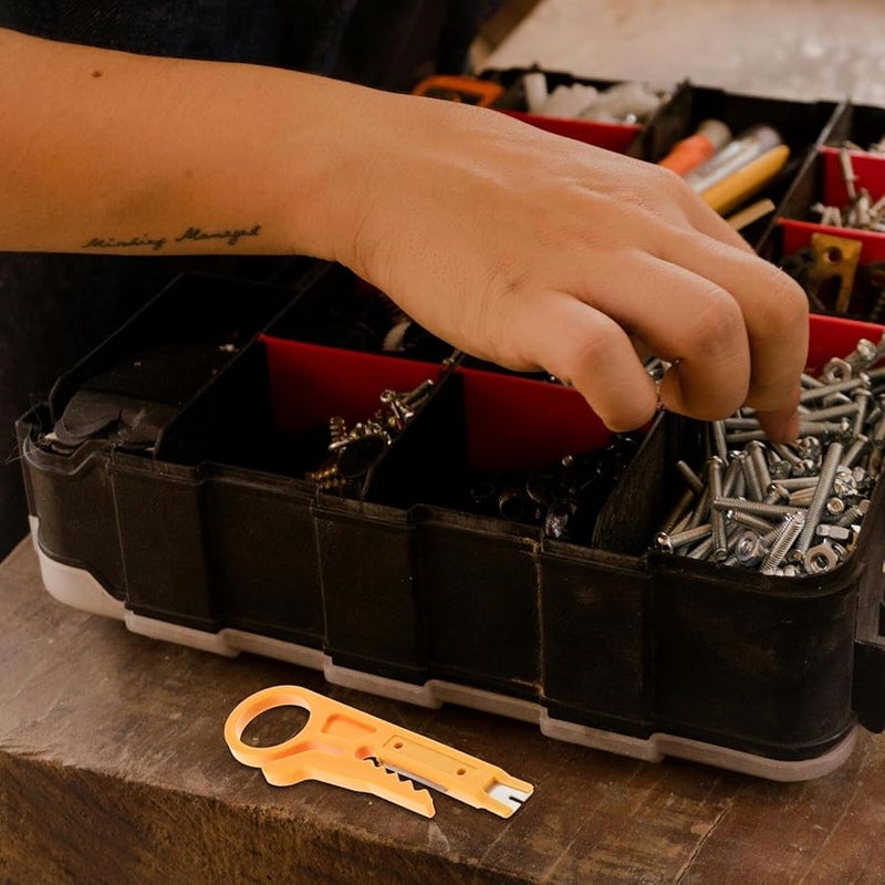 10 قطعة متعددة الوظائف قواطع الأسلاك كماشة كماشة أداة محمولة من مادة ABS مع حلقة للأصابع - Image 5