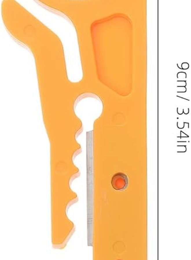 10 قطعة متعددة الوظائف قواطع الأسلاك كماشة كماشة أداة محمولة من مادة ABS مع حلقة للأصابع - Image 3