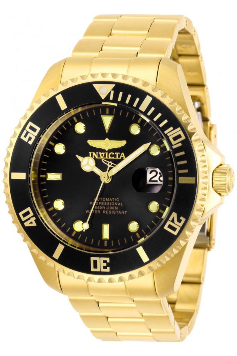 Invicta Men's Pro Diver 47mm Stainless Steel Automatic Watch, Gold (Model: 28948) - Image 1
