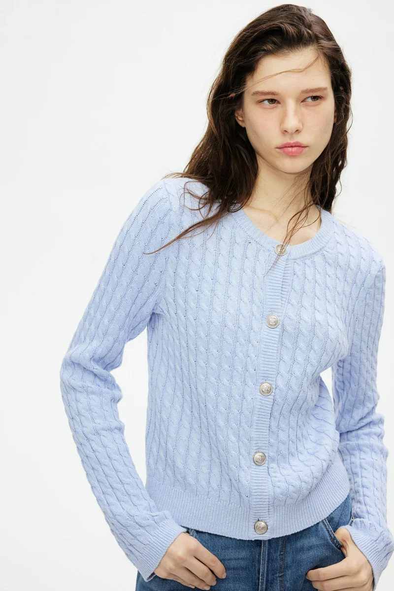 H&M Cable-knit cardigan