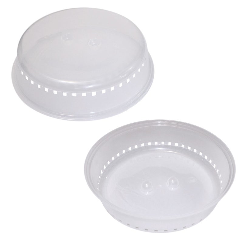 Chef Craft Pack of 2 Thin Microwave Plate Covers, 9.5 Inch Size - Image 5