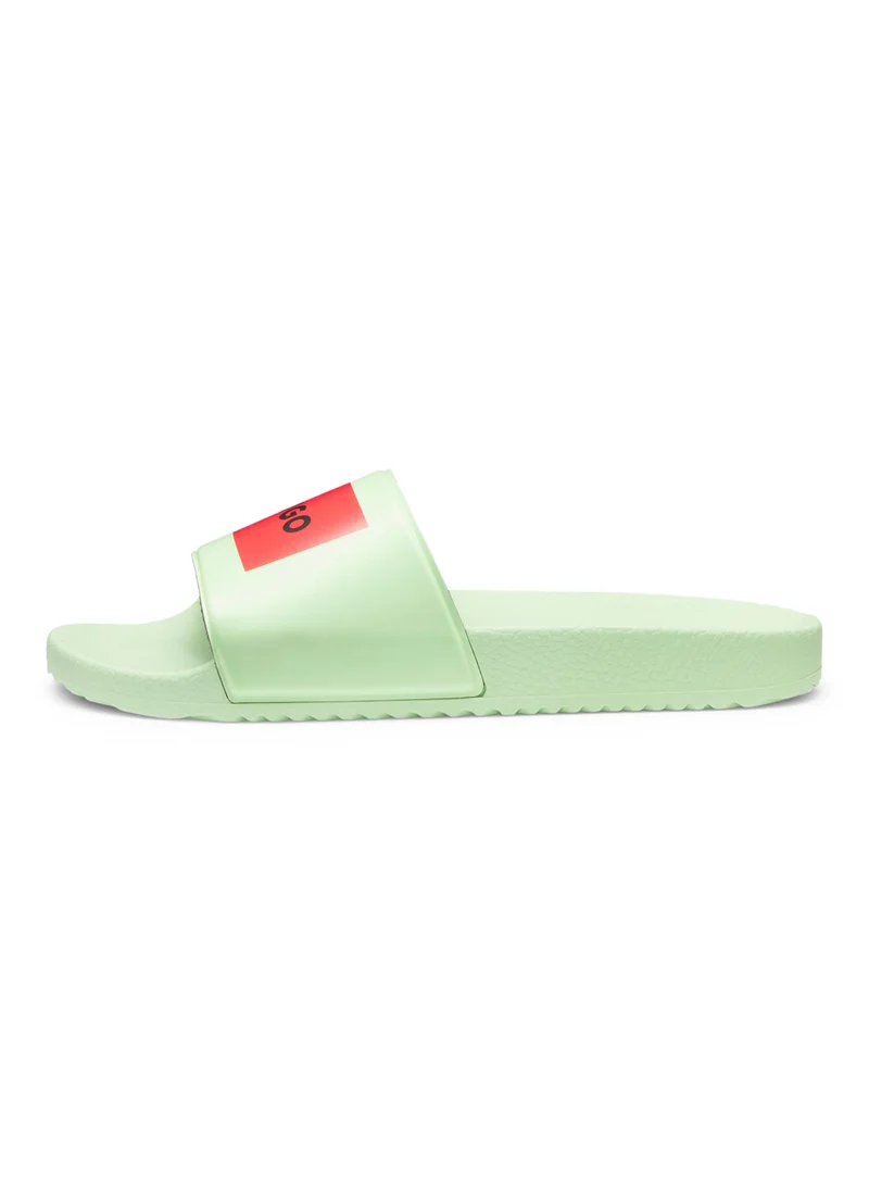 هوجو Slides with logo strap