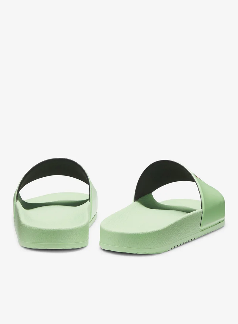 HUGO Slides with logo strap