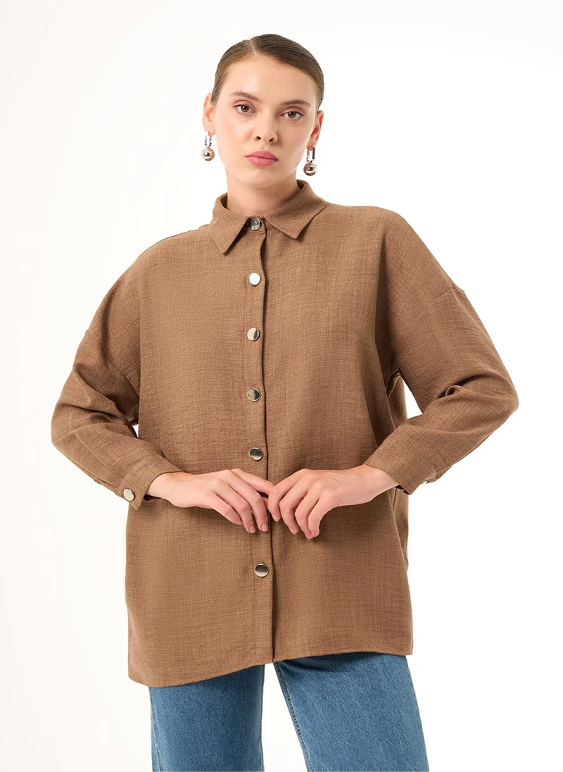 ميزال Linen Textured Over Tunic