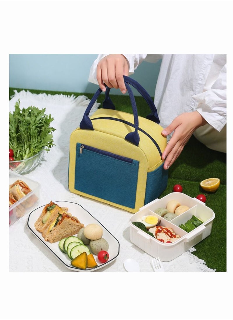 Insulated Lunch Bag - Large Capacity Oxford Cloth Handbag - Leakproof Cooler Bag - Reusable Lunch Box for Student, Men, Women, Outdoor, Office, Picnic - pzsku/ZEEA986161C011F889EC6Z/45/_/1674993143/3aff310e-213e-4eb1-b799-90b8e31c08f2