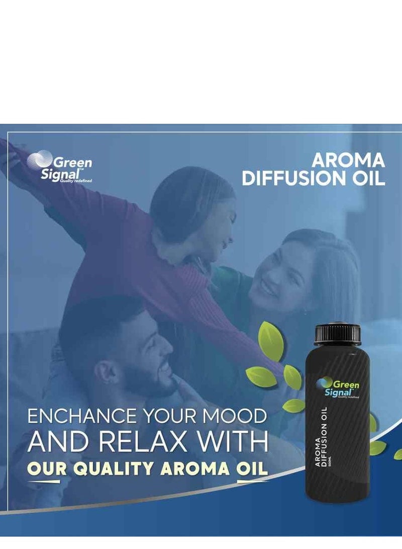 Green Signal Amber Fragrance Oil 500ml for Diffusers & Humidifiers – Long-Lasting & Concentrated Scent for Home and Office - Image 5