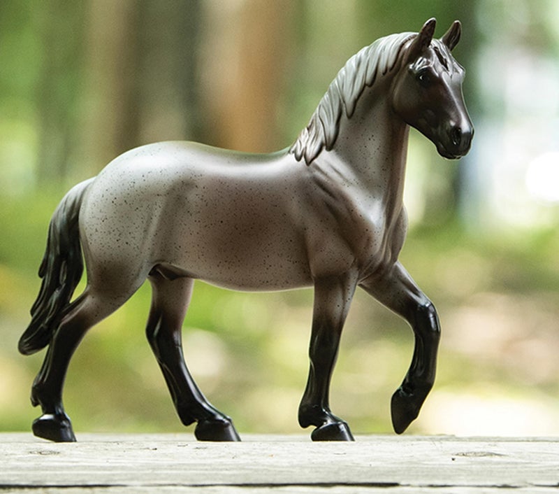 Breyer Horses Freedom Series Blue Roan Brabant | Horse Toy | 9.75" x 7" | 1:12 Scale | Model #1052 - Image 3