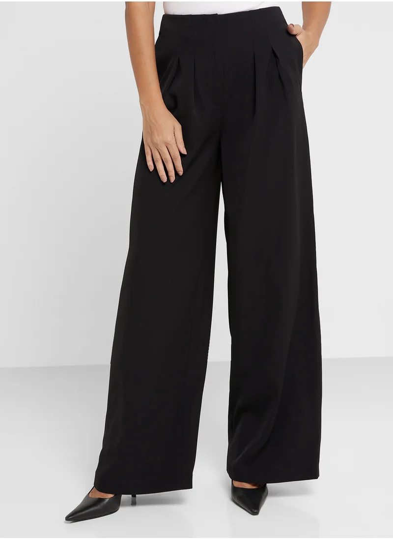 فرنش كونكشن Wide Leg Pants