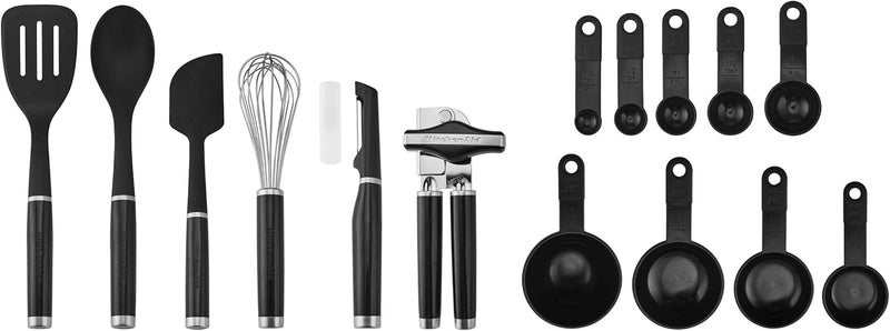 KitchenAid Classic Tool and Gadget Set, 15-Piece, Black - Image 1