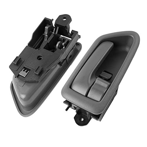 NPAUTO Inside Interior Door Handles Pair Front Rear Driver Passenger Side Replacement for 1997 1998 1999 2000 2001 Toyota Camry Gray - Image 4