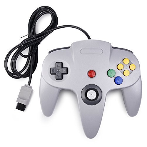 miadore 2 Pack Classic N64 Controllers (Yellow/Gray) Bundle with 2 Pack 6FT N64 Controller Extension Cable - Image 2