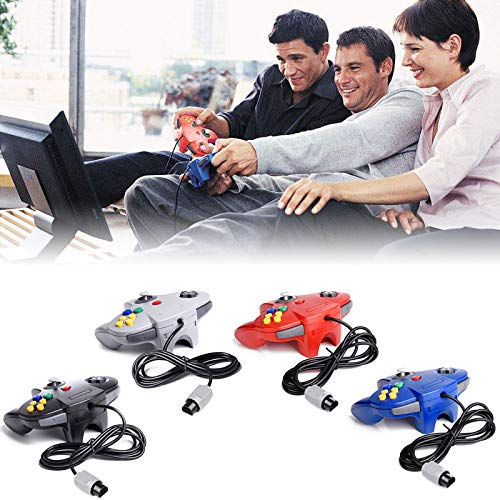 miadore 2 Pack Classic N64 Controllers (Yellow/Gray) Bundle with 2 Pack 6FT N64 Controller Extension Cable - Image 5