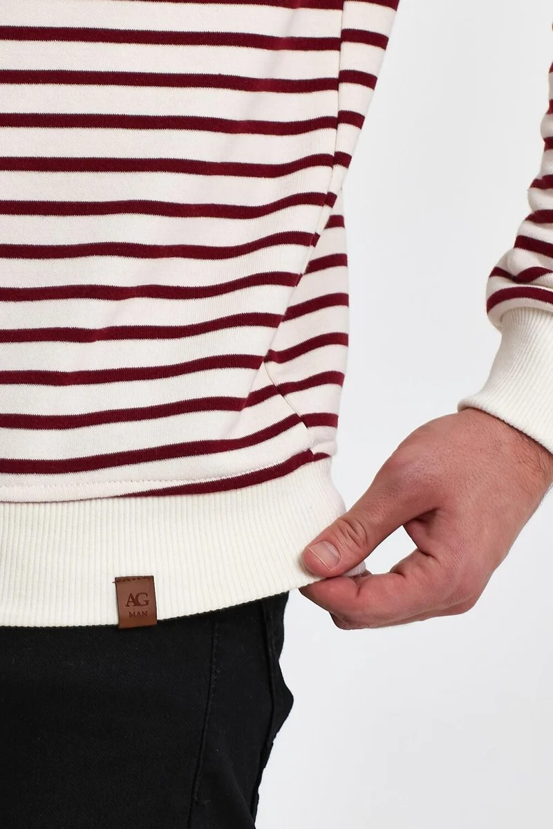 Alexander Gardi Alexandergardı Crew Neck Striped SWEATSHIRT(E23-761A-ERK)