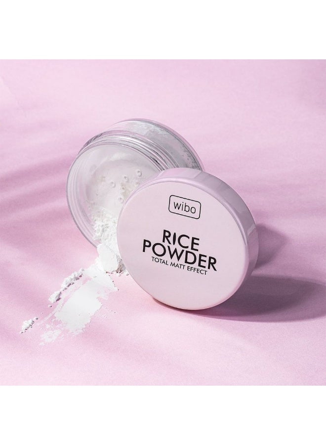 Wibo Rice Transparent Loose Powder Total Matt Effect 5.5g - Image 3