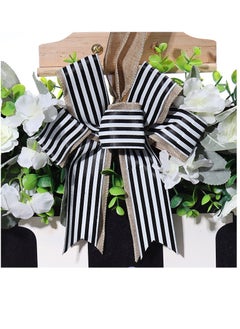 Y&D Welcome Sign Creative Bowknot Letter Wreath In Front Of The Door Outdoor Decoration Props For The Courtyard 35x40CM  - Image 4