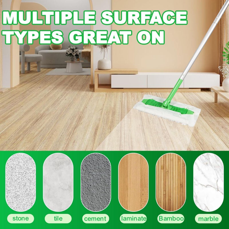 Vowanop Heavy Duty Dry Sweeping Cloths Pads for Swiffer Sweeper Mop, Disposable Microfiber Duster Mop Pads Refills for Cleaning Hardwood Floor Dust and Pet Hair, 30 Count - Image 5