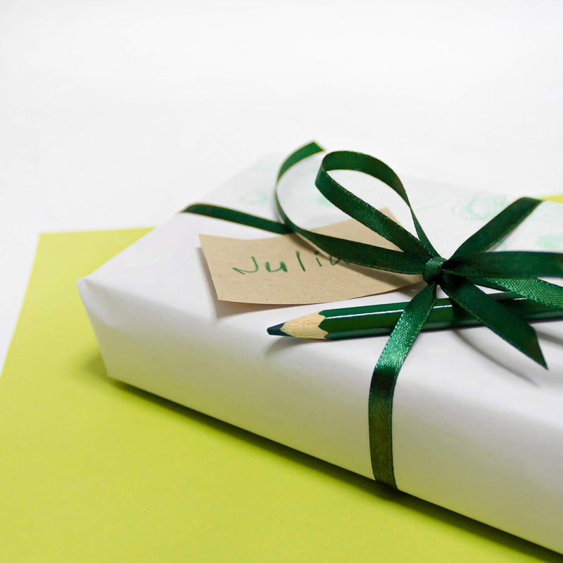 LilyRin Dark Green Ribbon 1/4 Inches 36 Yards Satin Roll Perfect for Scrapbooking, Art, Wedding, Wreath, Baby Shower, Packing Birthday, Wrapping Christmas Gifts - Image 2