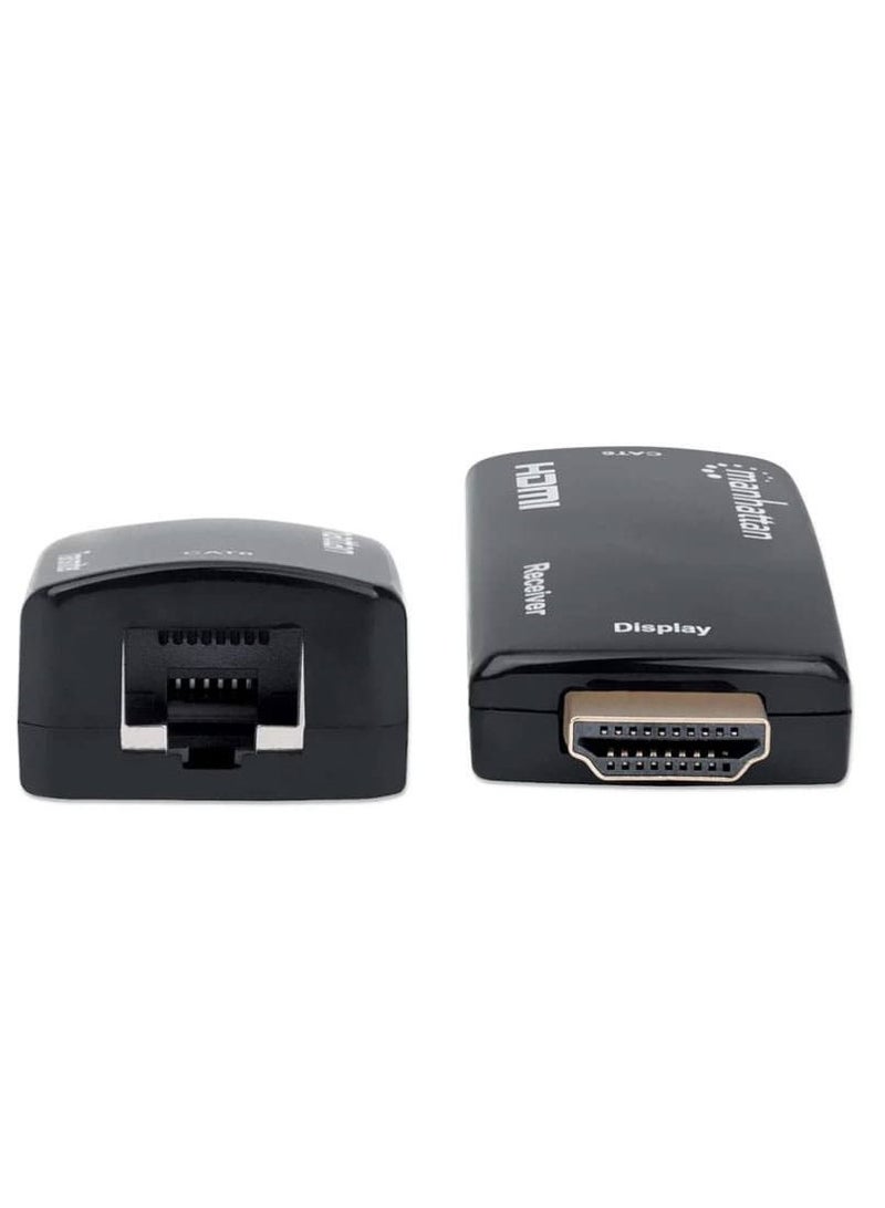 Manhattan 207539 Extender HDMI Extender by Single Cat5e/6 up to 60m - Black - Image 3
