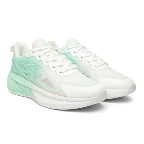 YOHO RushHour Dynamiq™ Sports Shoes for Women |Cushioned Insole, Stylish, Casual & Sneakers for Ladies | Lightweight, Anti-Skid Shoe for Gym, Walking Running & EveryDay Use-1835 | Iced Matcha - UK 5 - Image 1