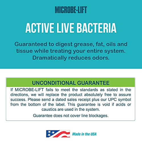 Microbe Lift MICROBE-LIFT Septic Tank and Cesspool Treatment Enzymes - 6 Month Supply - Bacteria Digests Grease, Fats, Oils and Tissue, 32oz - Image 5