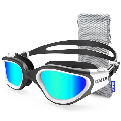 OMID Swim Goggles, P2 Polarized Swimming Goggles for Men Anti-fog Goggles Swimming for Adult Women - Image 1