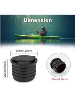 SYOSI Boat Scupper Plugs, 16 Pcs Kayak Drain Plug Kayak Bungs Kayak Scupper Stoppers Ocean Kayak Scupper Plugs Kayak Drain Plug Replacement for Kayak Canoe Boat Drain Holes  - Image 4