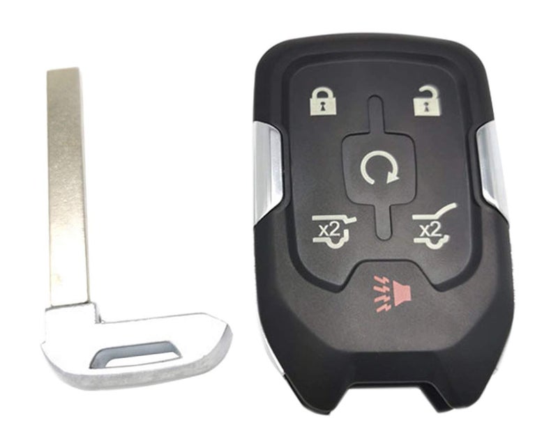 Arruweer Smart Key Fob for 2015-2020 Chevy Suburban/Tahoe/GMC Yukon + Yukon XL 315MHz Keyless Entry Remote Key Fob HYQ1AA (with Chip, 6 Button) - Image 5