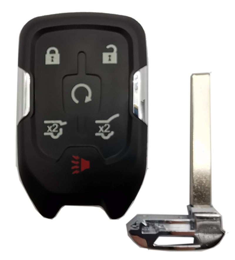 Arruweer Smart Key Fob for 2015-2020 Chevy Suburban/Tahoe/GMC Yukon + Yukon XL 315MHz Keyless Entry Remote Key Fob HYQ1AA (with Chip, 6 Button) - Image 4