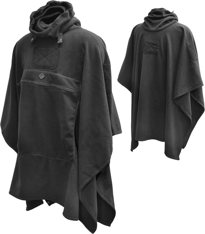 HAZARD 4 Fleece Liner for Poncho Villa™ Soft-Shell Poncho Insulation - Warm Hooded Coat for Cold Weather, Camping & Outdoors - Windproof Cloak for Men & Women Tactical Gear & Essentials - Image 1