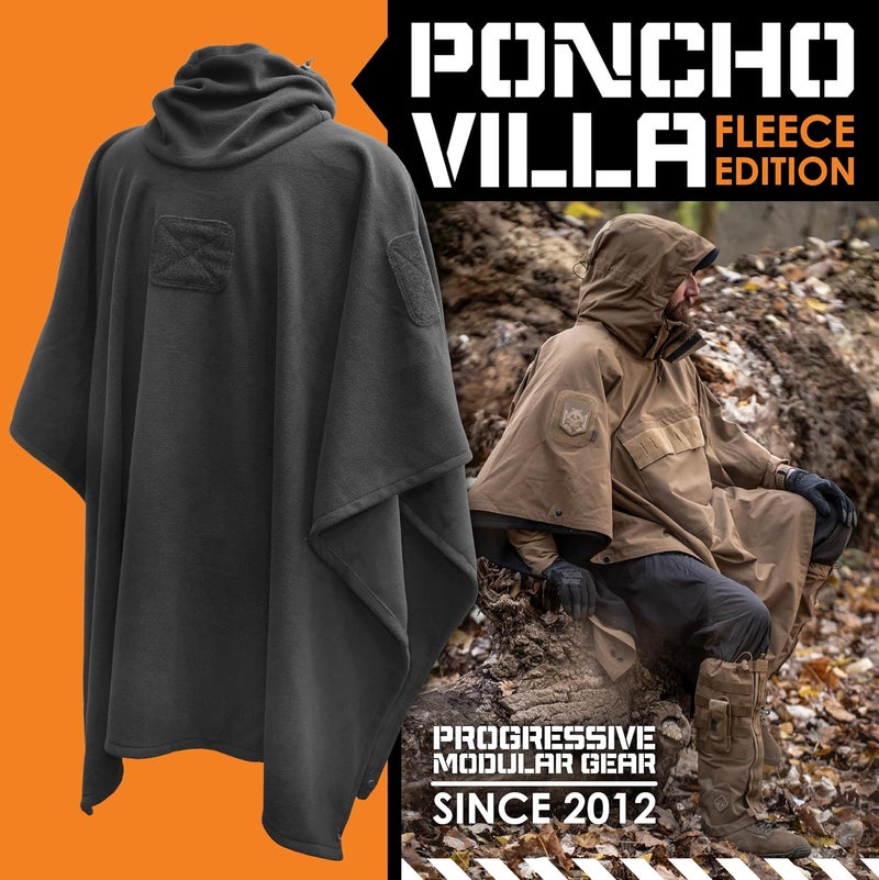 HAZARD 4 Fleece Liner for Poncho Villa™ Soft-Shell Poncho Insulation - Warm Hooded Coat for Cold Weather, Camping & Outdoors - Windproof Cloak for Men & Women Tactical Gear & Essentials - Image 3