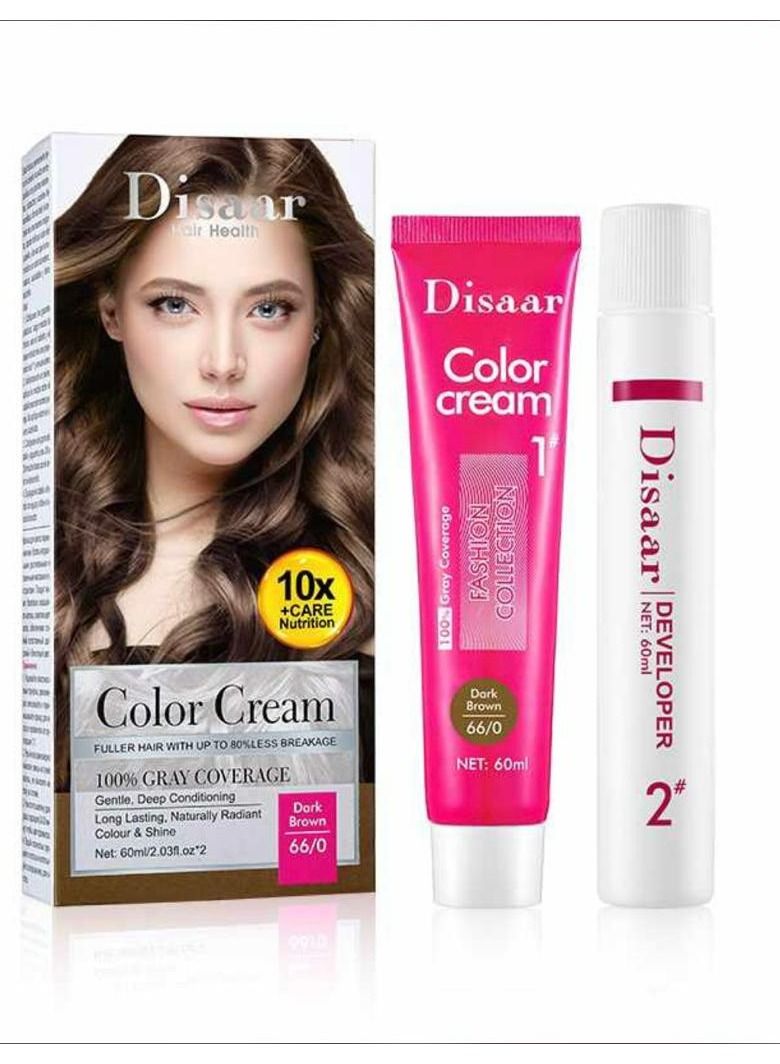ديسار كريم تلوين (بني غامق 66/0) 60 مل