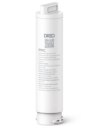 DREO PPC Filter Replacement Cartridge for WF511, 1-year Lifetime-1st Stage - Image 5