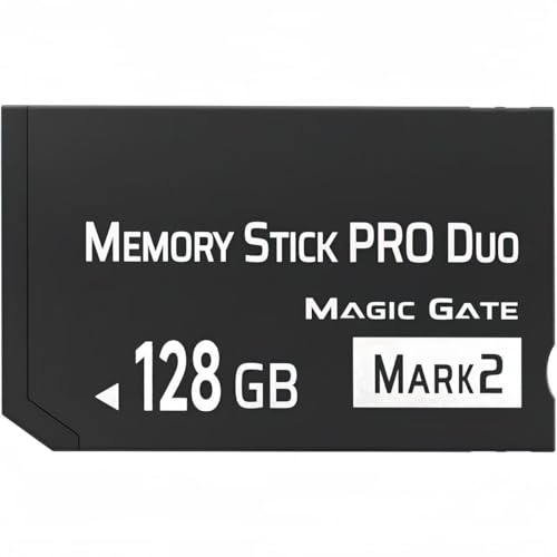HSANYIUR 128GB Memory Stick Pro Duo MARK2 – Superior High-Performance Memory with Seamless Compatibility for PSP1000/2000/3000, Cyber-Shot DSC, DSLR & Handycam - Image 1