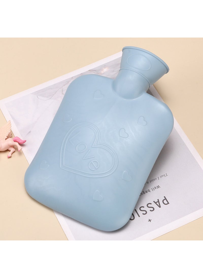 Generic - Macaron Knitted Hot Water Bag for Warming1000ML Blue 1000ML Blue - Image 1