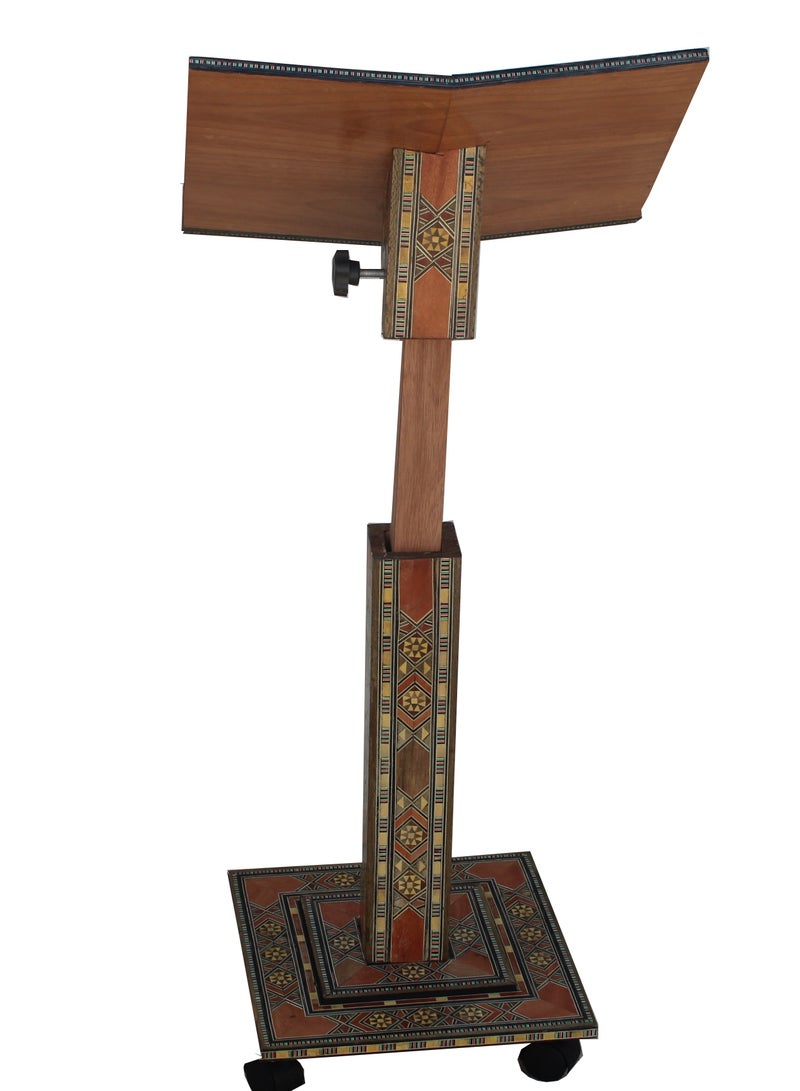 REBENUO Quran stand made of high quality Damascus wood - Image 5
