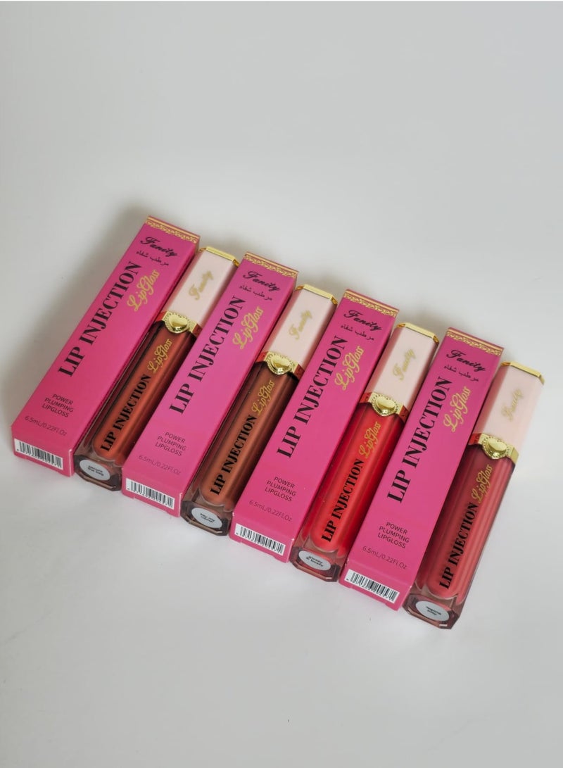 فانيتي مجموعة من 4 قطع من مرطب الشفاه متعددة الالوان أحمر شفاه سائل من مرطب شفاه شفاف عالي اللمعان مرطب شفاه طبيعي مغذي يدوم طويلاً - Image 3