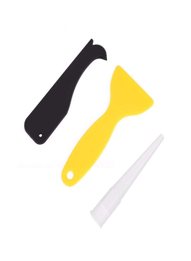 Nema NM Plastic and silicone Caulk Finisher Sealant Smooth Scraper Grout Kit Tool , Multicolour -12 Pieces - Image 4