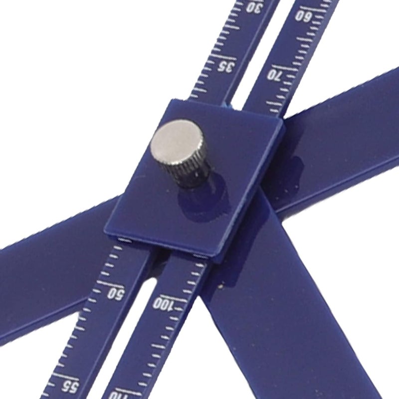 Precise Angle Protractor for Carpentry Measurement Multifunctional Plastic Tool - Image 5