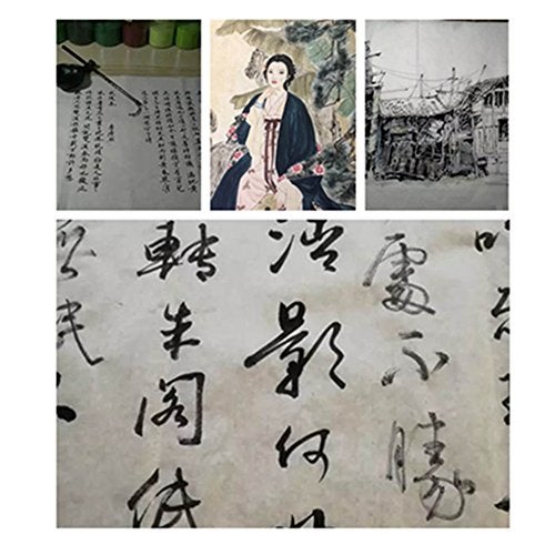 Lilith li Chinese High-grade exquisite Writing Brush Watercolor Chinese Calligraphy Sumi Painting Drawing Brushes Hair Doubled Both Brush (Brown) - Image 5