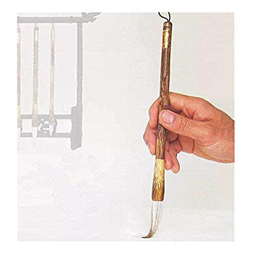Lilith li Chinese High-grade exquisite Writing Brush Watercolor Chinese Calligraphy Sumi Painting Drawing Brushes Hair Doubled Both Brush (Brown) - Image 4