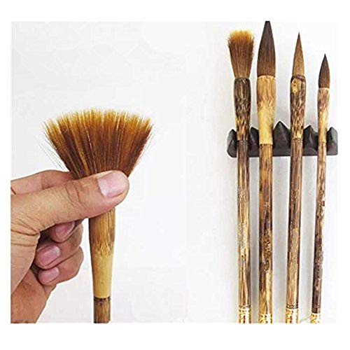Lilith li Chinese High-grade exquisite Writing Brush Watercolor Chinese Calligraphy Sumi Painting Drawing Brushes Hair Doubled Both Brush (Brown) - Image 2