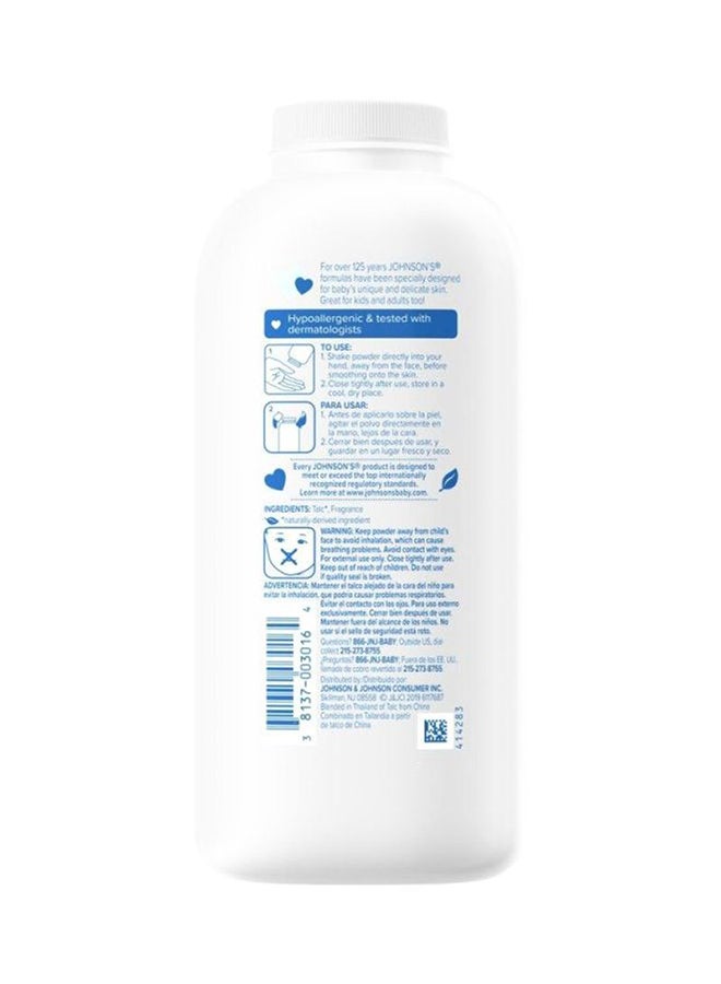Johnson's Body Powder Absorbs Moisture For Dry Skin, 400 gm - Image 2