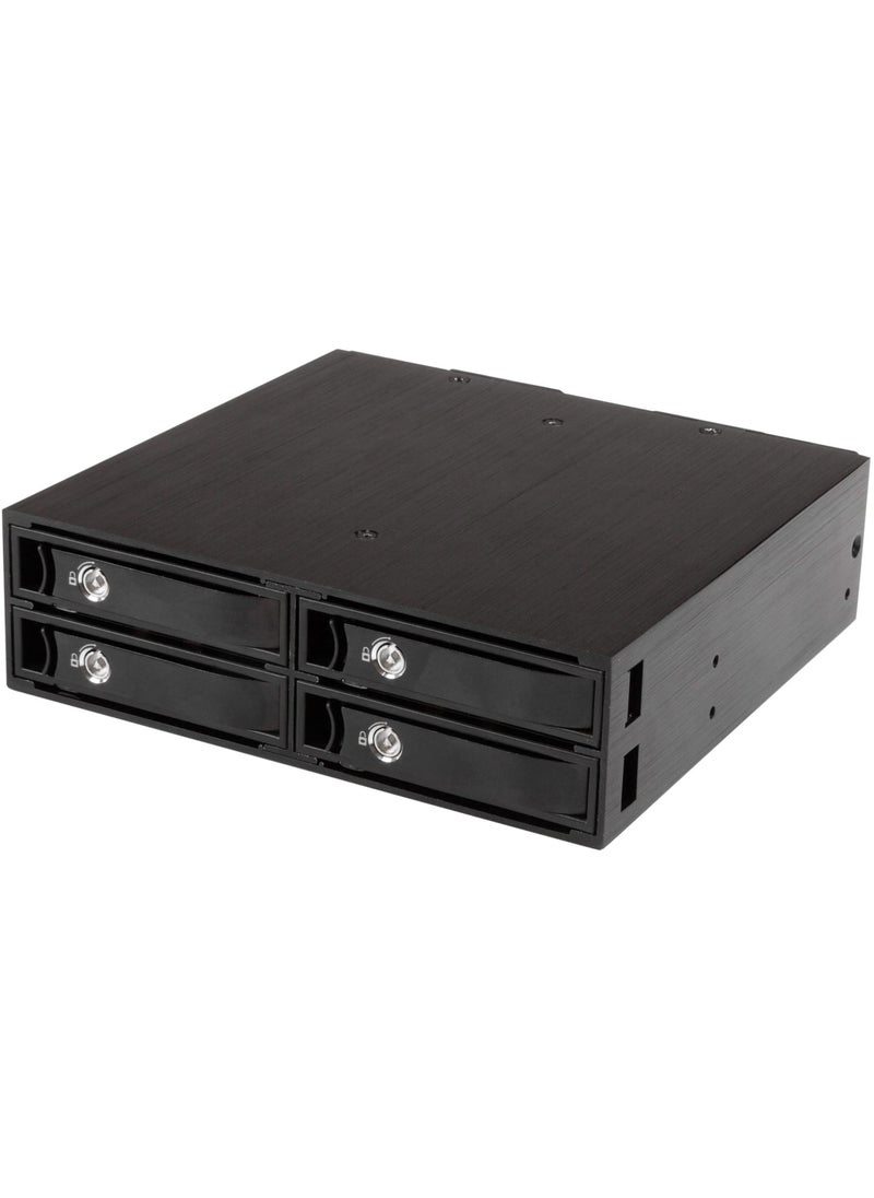 Startech.com StarTech.com 4-Bay Mobile Rack Backplane for 2.5in SATA/SAS Drives - Hot Swap SSDs/HDDs from 5-15mm - Supports SAS II & SATA III (6 Gbps) , TAA (SATSASBP425)  - Image 1